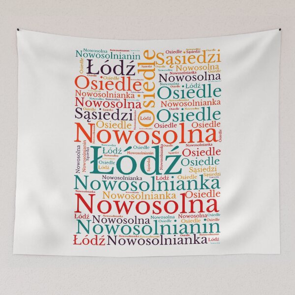 Item preview, Osiedle Nowosolna Łódź Full Color Rectangle designed and sold by Nowosolnianka.