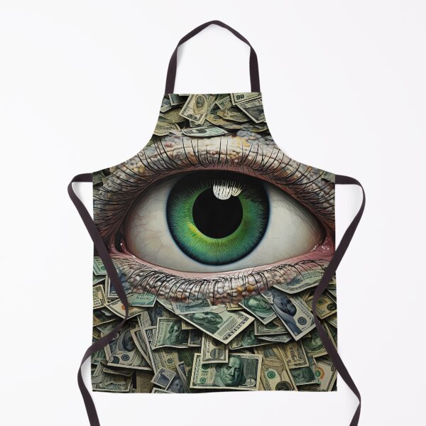 Item preview, Vintage Surrealism the Eye and Dollars designed and sold by WartonnoArt.