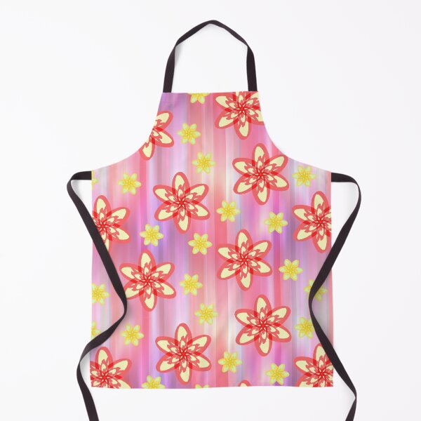 Item preview, Big & Small Flowers with Stripes Background [1] designed and sold by SideDishDesign.
