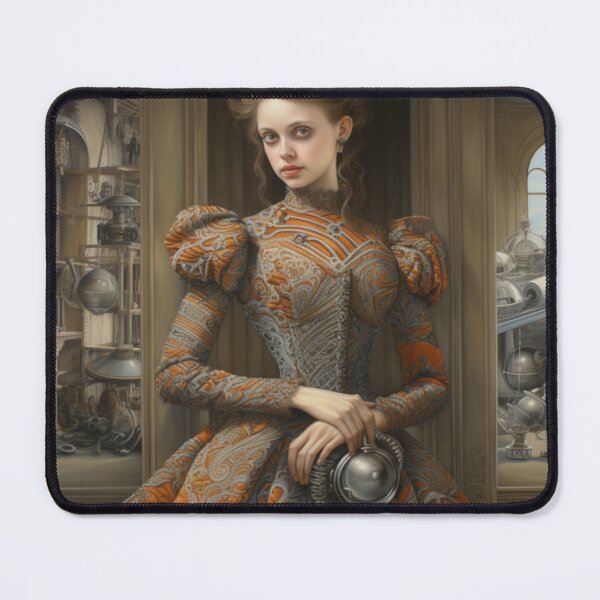 Item preview, Victorian Woman In A Museum And Gallery Victorian Inspired Art designed and sold by CDC40.