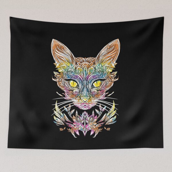 Item preview, Ornamental cat designed and sold by kharma zero.