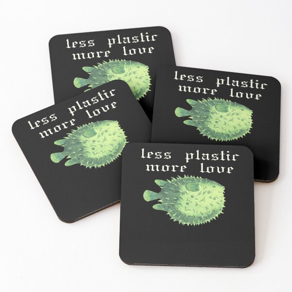 Item preview, less plastic more love designed and sold by Markflow.