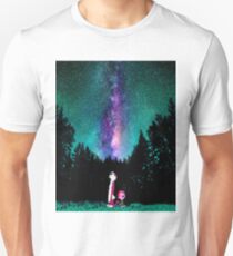 Calvin and Hobbes Galaxy Night Unisex T-Shirt