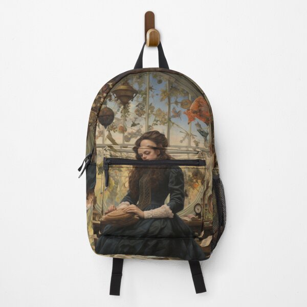 Item preview, Victorian Woman In A Museum And Gallery Victorian Inspired Art designed and sold by CDC40.