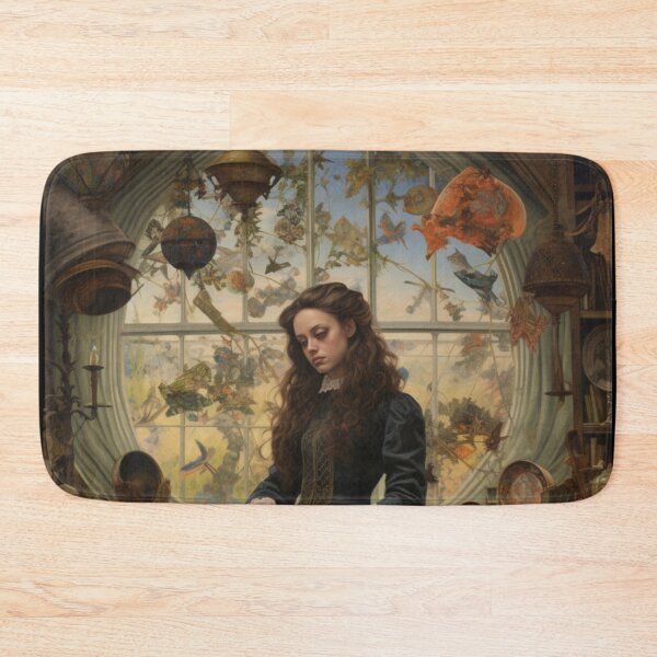 Item preview, Victorian Woman In A Museum And Gallery Victorian Inspired Art  designed and sold by CDC40.