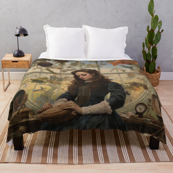 Item preview, Victorian Woman In A Museum And Gallery Victorian Inspired Art  designed and sold by CDC40.