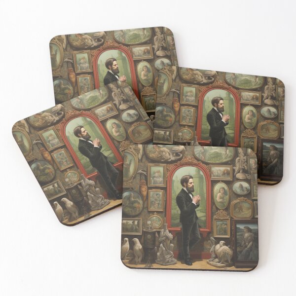 Item preview, Victorian Man In A Museum And Gallery Victorian Inspired Art  designed and sold by CDC40.