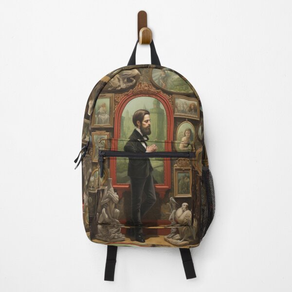 Item preview, Victorian Man In A Museum And Gallery Victorian Inspired Art designed and sold by CDC40.