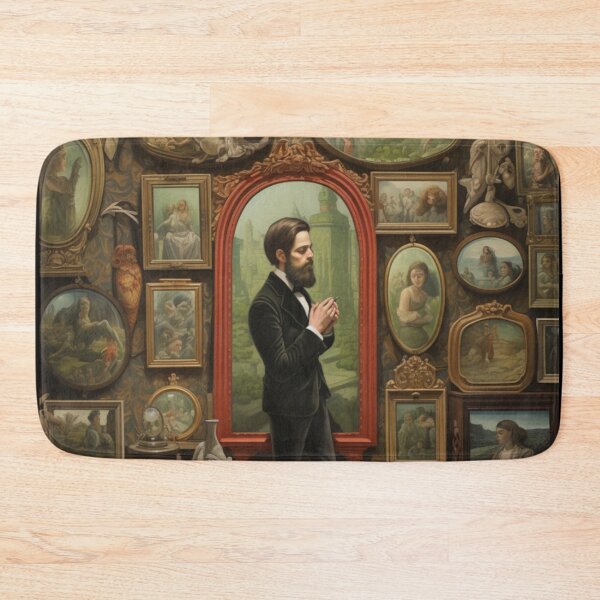 Item preview, Victorian Man In A Museum And Gallery Victorian Inspired Art  designed and sold by CDC40.