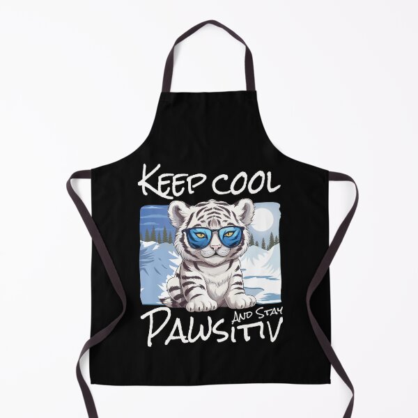 Item preview, Cat Tiger White Siberian Arctic Tundra designed and sold by MerchPaw.