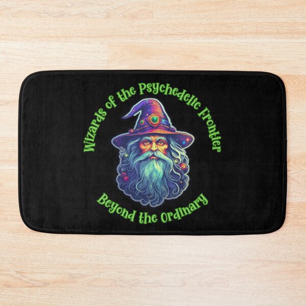 Item preview, Wizard of the Psychedelic Frontier - Green Text designed and sold by LMBoutique.