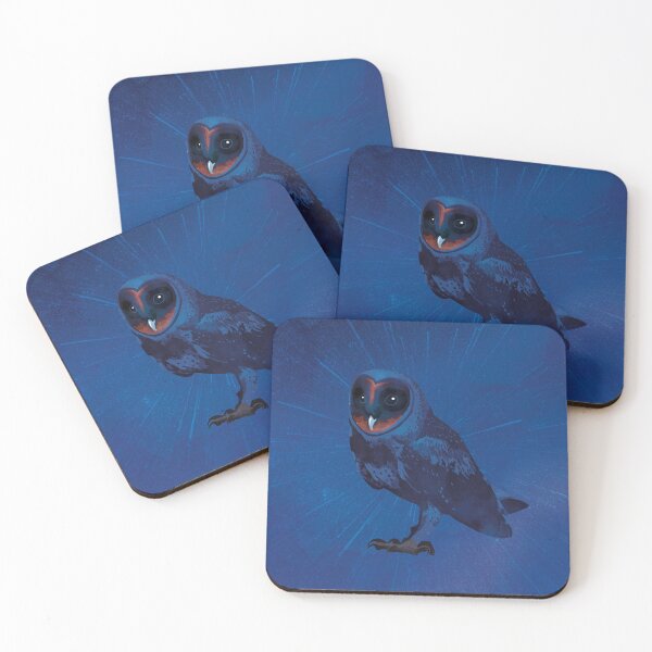 Item preview, Melanistic barn owl designed and sold by Captain Chromatic.