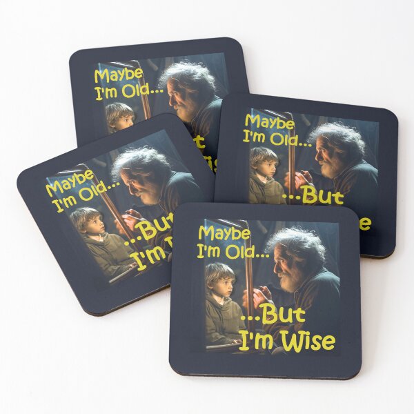 Item preview, Maybe I'm Old But I'm Wise designed and sold by ThisThatThing.