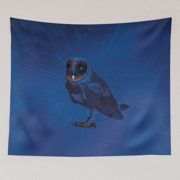 Item preview, Melanistic barn owl designed and sold by Captain Chromatic.