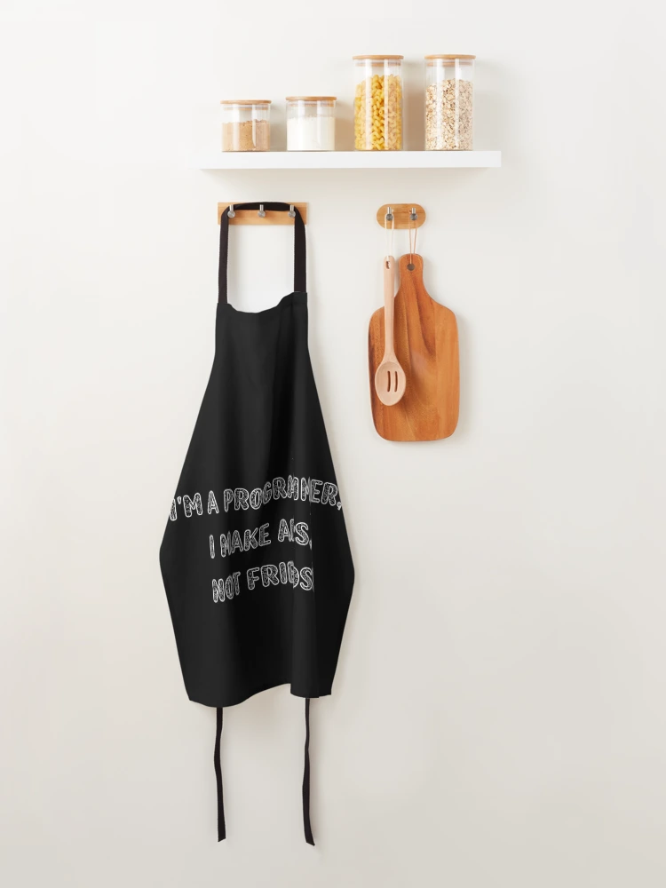 Thumbnail 4 of 6, Apron, Programming Joke designed and sold by RANDOMNESS.