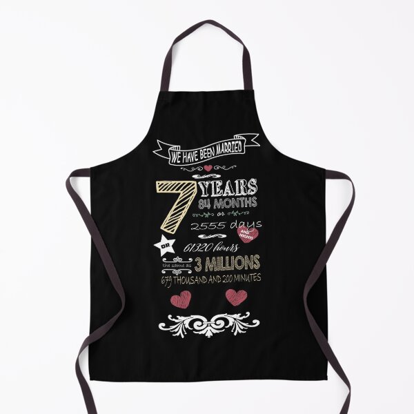 Item preview, Quadro negro com data comemorativa de 7 anos de casados designed and sold by GirlaineSQ.