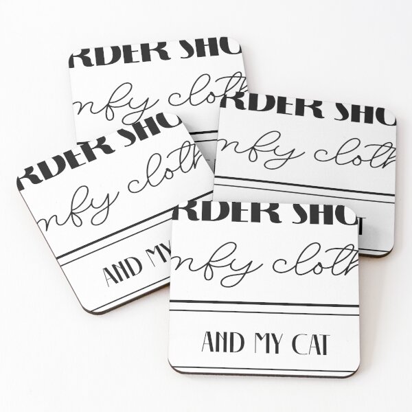 Item preview, Murder Shows, Comfy Clothes and My Cat designed and sold by amandaestauffer.