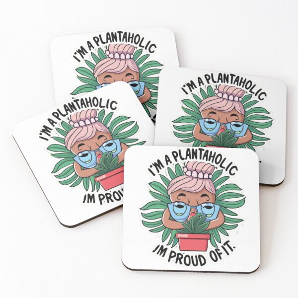 Item preview, PLANTAHOLIC FUNNY WHIMSICAL PLANT ADDICTS GARDENERS designed and sold by KENYA  HOGAN.