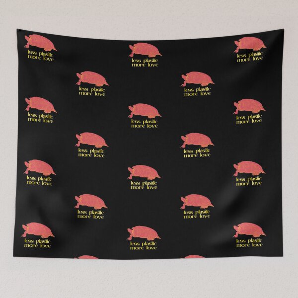 Item preview, less plastic more love designed and sold by Markflow.