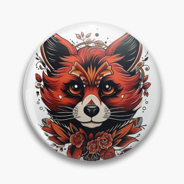 Item preview, Jerry Style Red Panda Flowers  designed and sold by ArtFromBeyond.