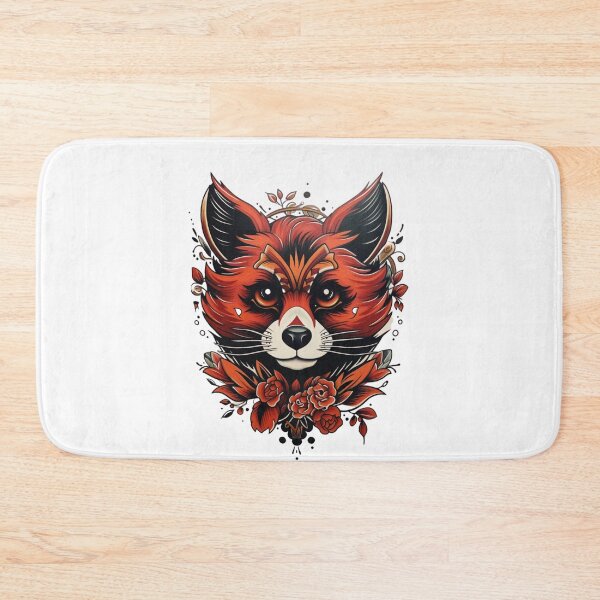 Item preview, Jerry Style Red Panda Flowers  designed and sold by ArtFromBeyond.
