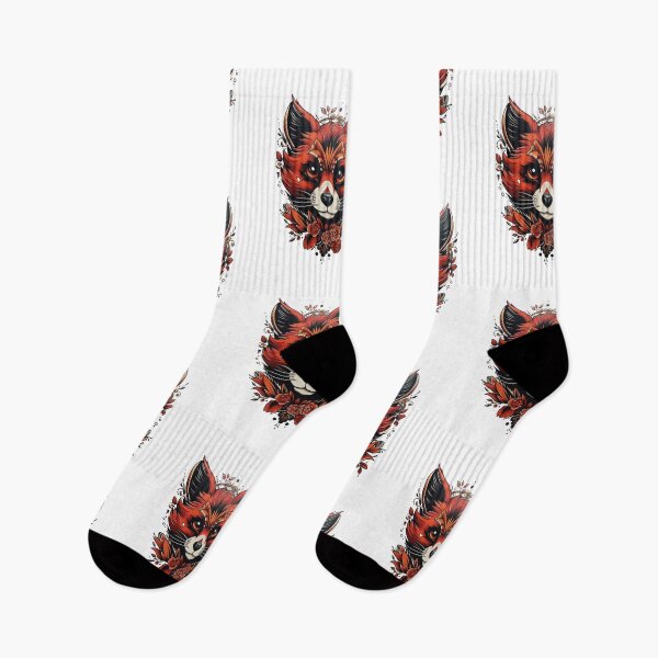 Item preview, Jerry Style Red Panda Flowers  designed and sold by ArtFromBeyond.