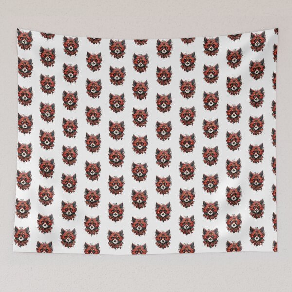 Item preview, Jerry Style Red Panda Flowers  designed and sold by ArtFromBeyond.