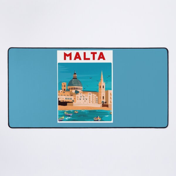 Item preview,  MALTA : Vintage Travel and Tourism  Advertising Poster Print designed and sold by posterbobs.