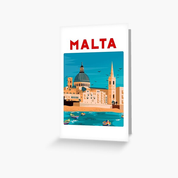 Item preview,  MALTA : Vintage Travel and Tourism  Advertising Poster Print designed and sold by posterbobs.