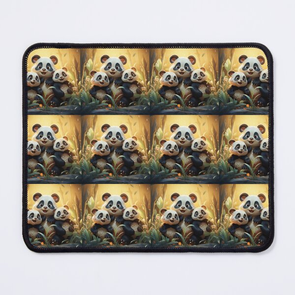 Item preview, Cute pandas and bamboo shoots designed and sold by KornUHD.