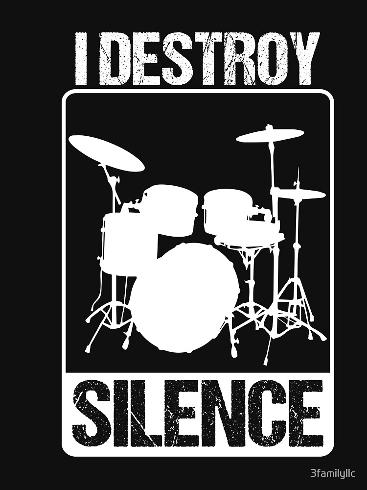 i destroy silence t shirt