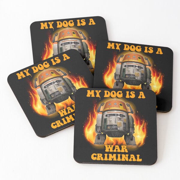 Item preview, My Dog Is A War Criminal Chopper designed and sold by latanscot.