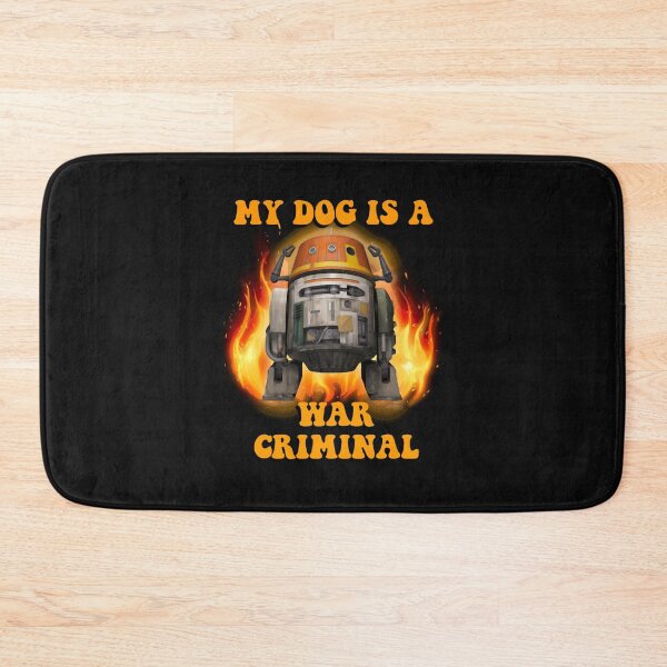 Item preview, My Dog Is A War Criminal Chopper designed and sold by latanscot.