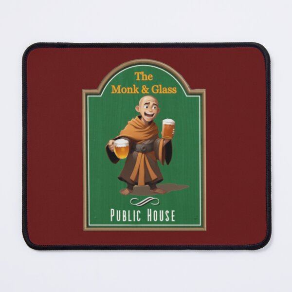Item preview, Pub Signs: The Monk & Glass designed and sold by halibutgoatramb.