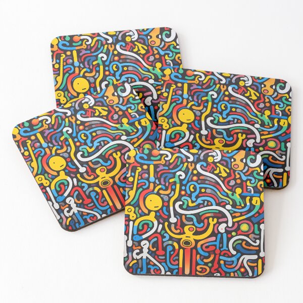 Item preview, “Prismatic Mystery: Evolution of Feathers” designed and sold by Art-Vortex-fr.