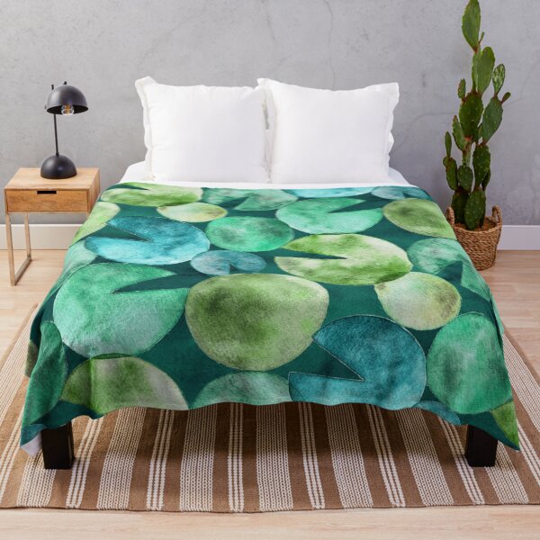 Item preview, Watercolor Lily Pads  designed and sold by Perrin Le Feuvre.