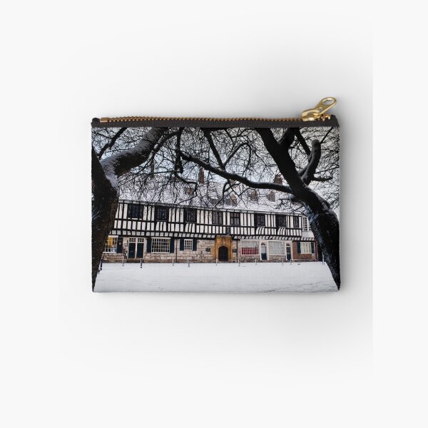 Item preview, St Williams College after snow framed by trees  designed and sold by bailey-cooper.