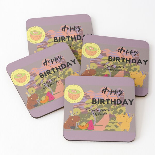 Artikelvorschau, Capybara-Geburtstag entworfen und verkauft von Project Remission, LLC.