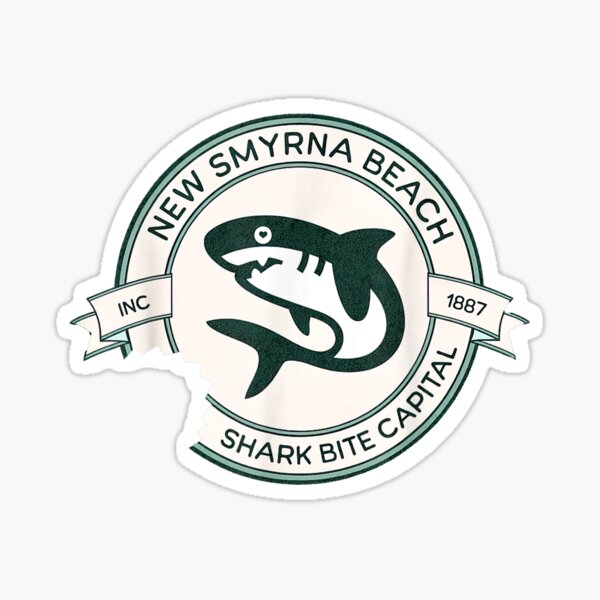 Item preview, New Smyrna Beach Shark Bite Capital Of The World Graphic  designed and sold by MichaelRossa.
