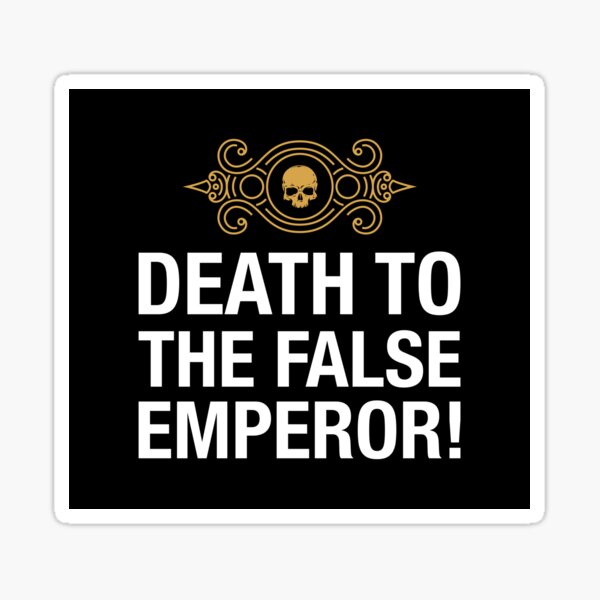 Item preview, Death to the False Emperor Tabletop Wargaming designed and sold by pixeptional.