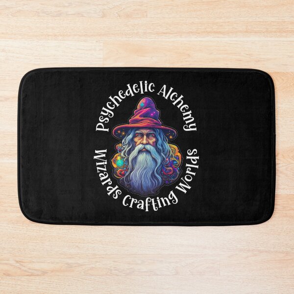 Item preview, Psychedelic Alchemy, Wizards Crafting Worlds - White Text designed and sold by LMBoutique.