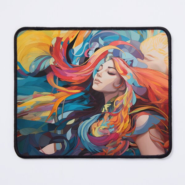 Item preview, “The grace of feathers and femininity” designed and sold by Art-Vortex-fr.