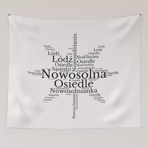 Item preview, Osiedle Nowosolna Łódź Black Star designed and sold by Nowosolnianka.