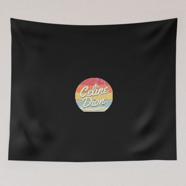 Item preview, Celine Dion Retro 70S Style Sunset designed and sold by MarlinWilkei.