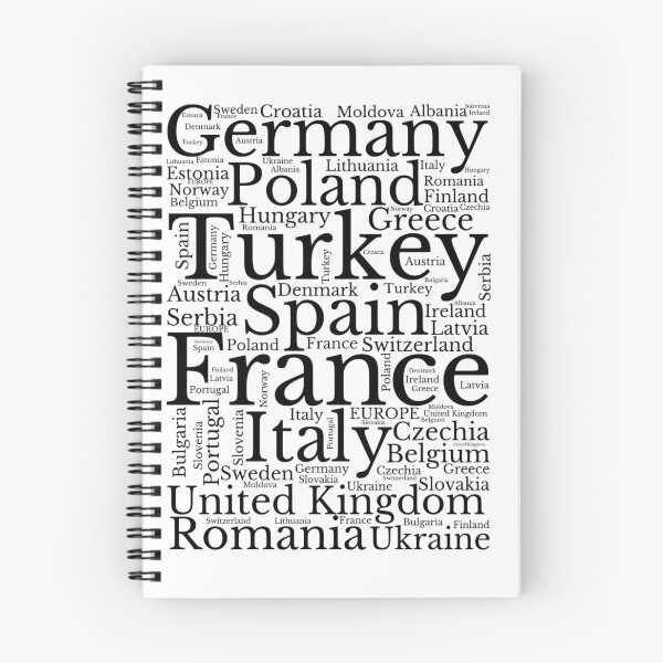 Item preview, Europe - Continents Dictionary in Color and Humor designed and sold by MyDearWorld.