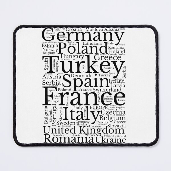 Item preview, Europe - Continents Dictionary in Color and Humor designed and sold by MyDearWorld.