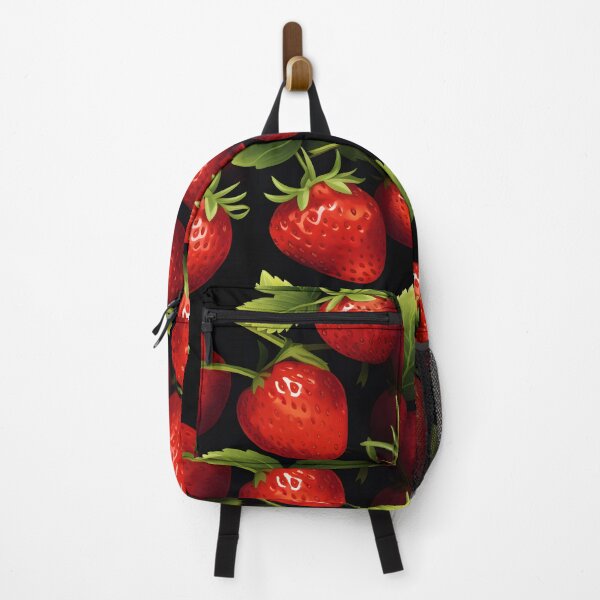 Item preview, Realistic Strawberry Pattern Art designed and sold by RibbitFans101.