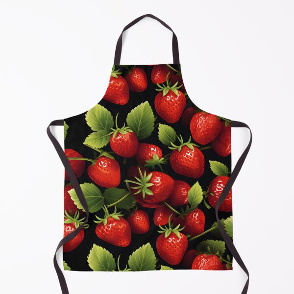 Item preview, Realistic Strawberry Pattern Art designed and sold by RibbitFans101.