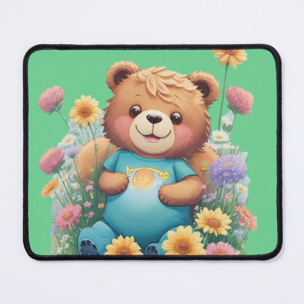 Item preview, Cute bear with flowers designed and sold by Tandilia Store.