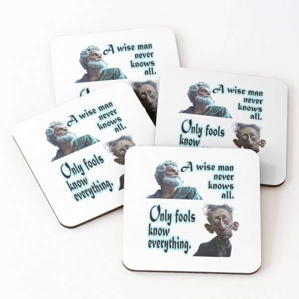 Item preview, Wise Man Fools designed and sold by ThisThatThing.